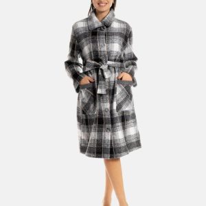 Vestaglia Abbottonata Donna ZENZERO 8182 Pepita