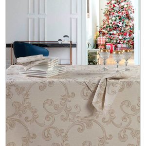 Tovaglia stampata natalizia Biancheria Meraviglia Tov Tessitura Randi