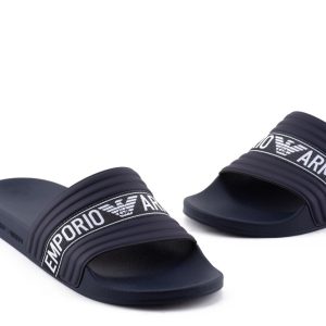 Emporio Armani Man Sandalo in gomma con logo XVPS05 XN744