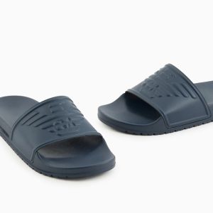 Emporio Armani Man Sandalo in gomma con logo XVPS08 XN747