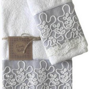 Asciugamani Coppia 1+1 Biancheria Bombon 1+1 Lovely Shabby