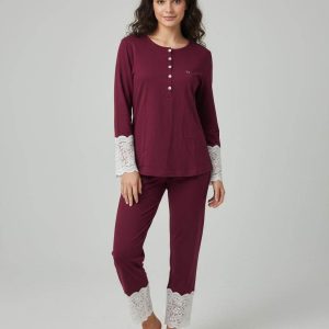 Pigiama Serafino Donna DL0160 Liu Jo Home