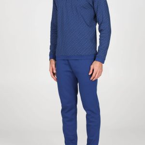 Pigiama Serafino Uomo Nogaredo JAL424 Julipet