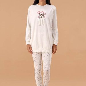 Pigiama Giro collo Donna 6P85023 Maryplaid