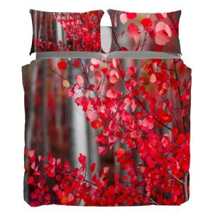 Caleffi Completo Lenzuola Copriletto Autumn Passion matrimoniale 
in cotone stampato