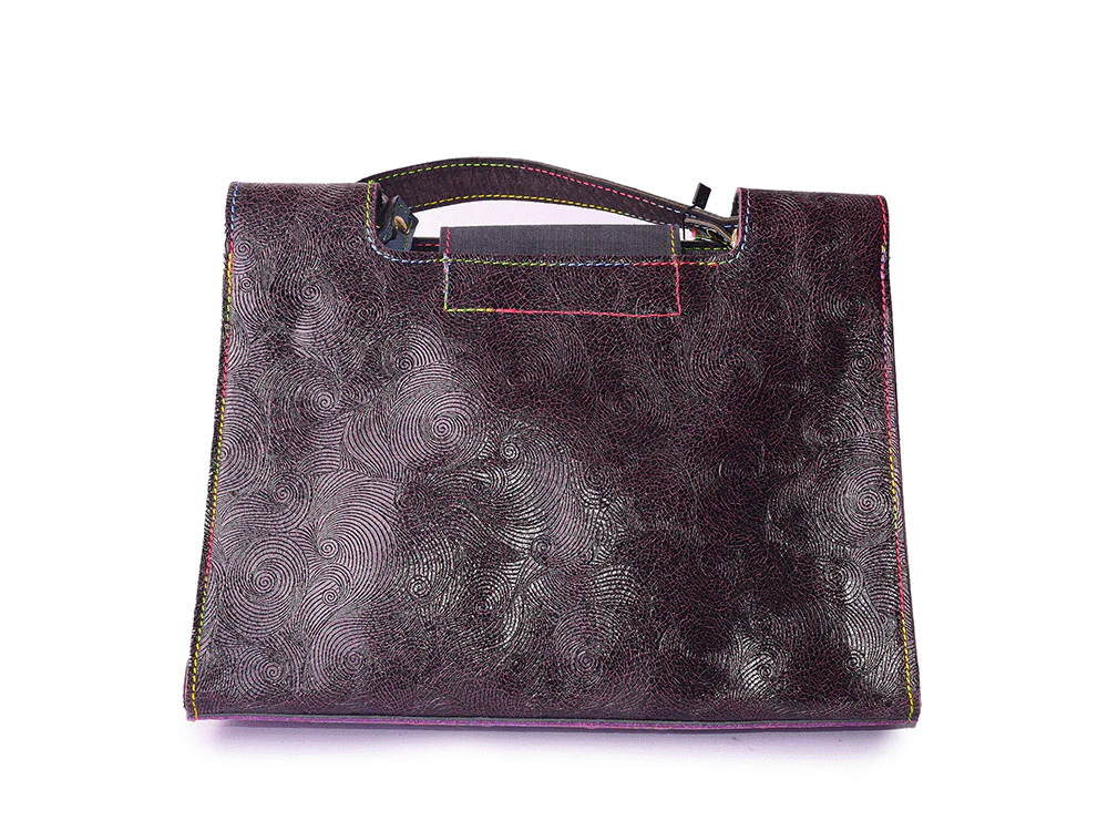 City Yard Bag - Borsa a mano in pelle patchwork - immagine 8