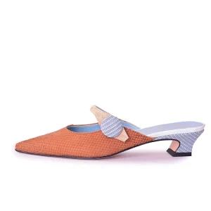 Getton Box - Sabot in pelle patchwork