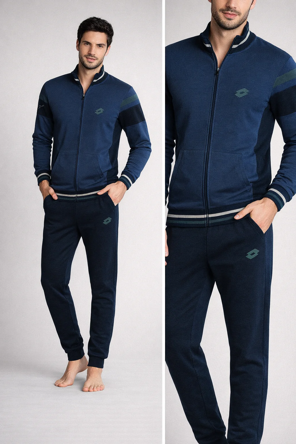 Tuta con zip Uomo LA4007 Lotto - immagine 3