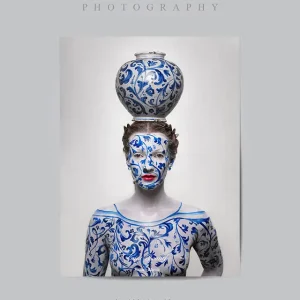 “Surreal Caltagirone blue”