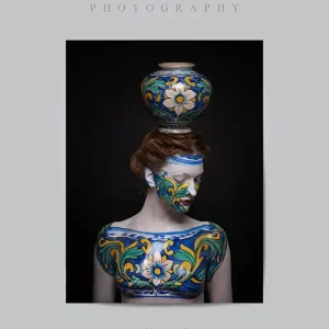 “Surreal Caltagirone policroma XVIII sec”