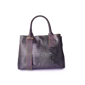 Day by day - Borsa a mano in pelle patchwork