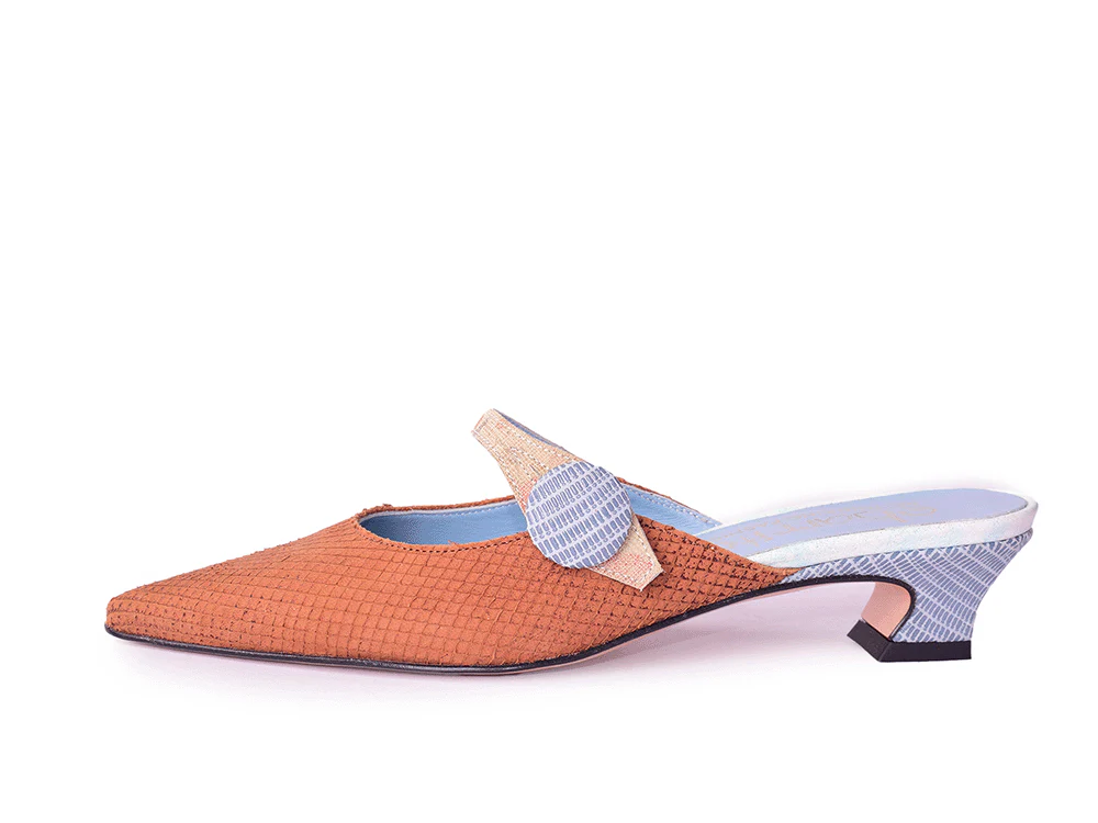 Getton Box - Sabot in pelle patchwork - immagine 3