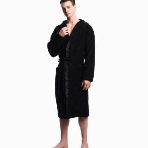 Accappatoio con cappuccio Uomo AF14986 EM002255 Emporio Armani