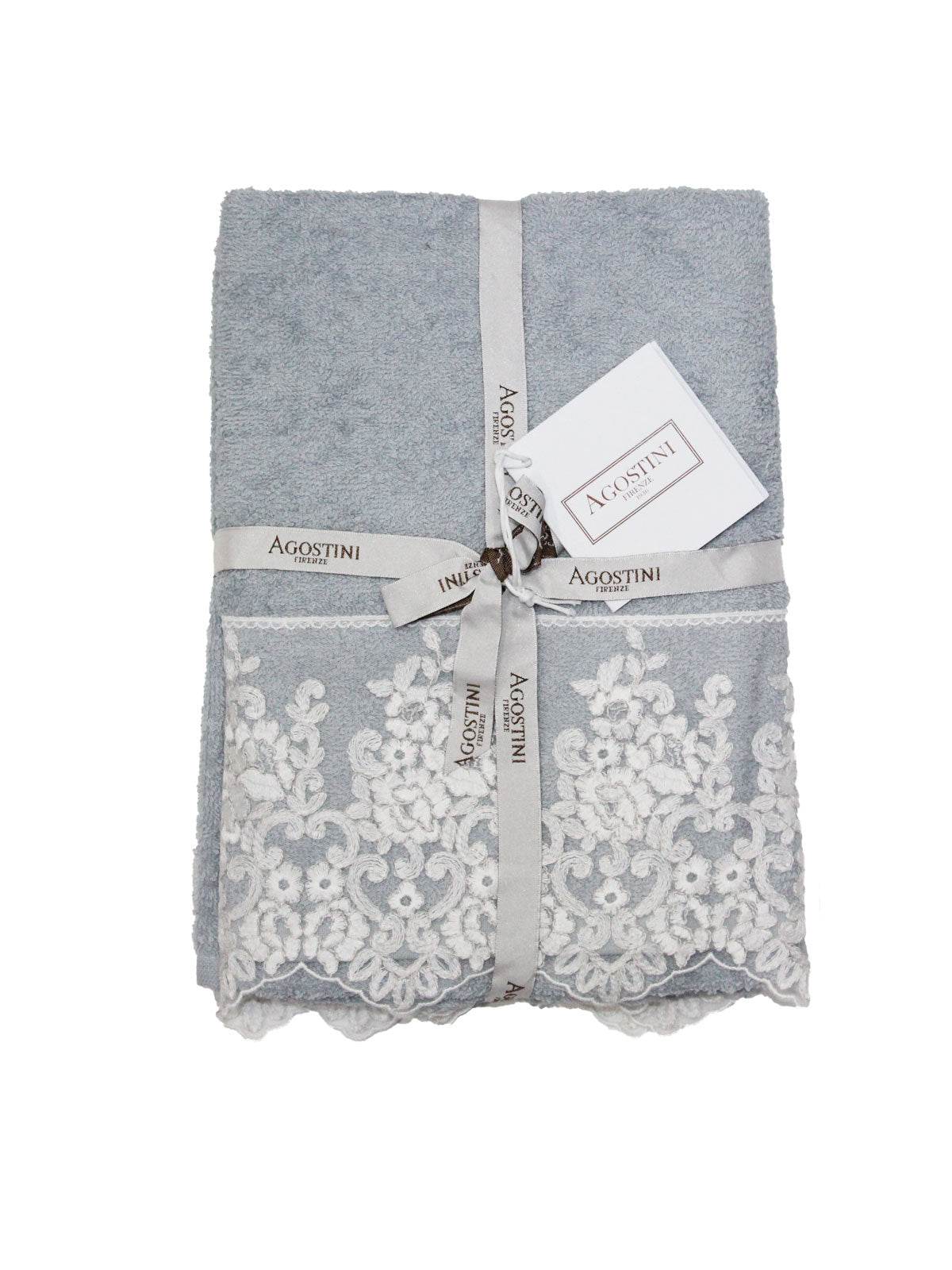 Asciugamani Coppia 1+1 Biancheria Montecarlo 1+1 Agostini - immagine 5