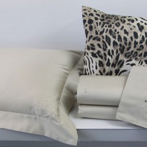 LIU JO COMPLETO LETTO ERICA MATRIMONIALE RASO DI COTONE 100%