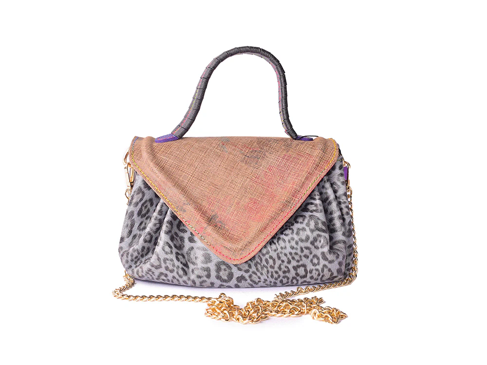 Police and Thieves Bag - Borsa a mano in pelle patchwork