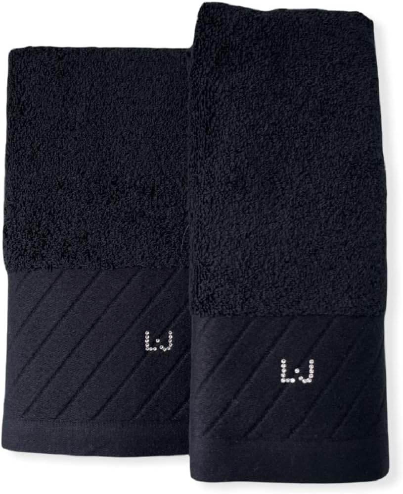 Asciugamani Coppia 1+1 Biancheria Diagonal LB788B Liu Jo Home - immagine 3