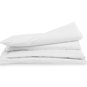 DaunenStep Cuscino Letto Con Nucleo cm. 50 x 80 Perla Piuma