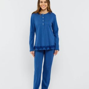 Pigiama Serafino Donna I2628 Fida