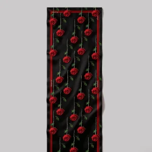 Silk Stole “Upside down roses”