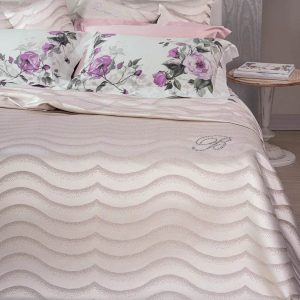 Copriletto jacquard Biancheria Jasmine Cprt Blumarine Home