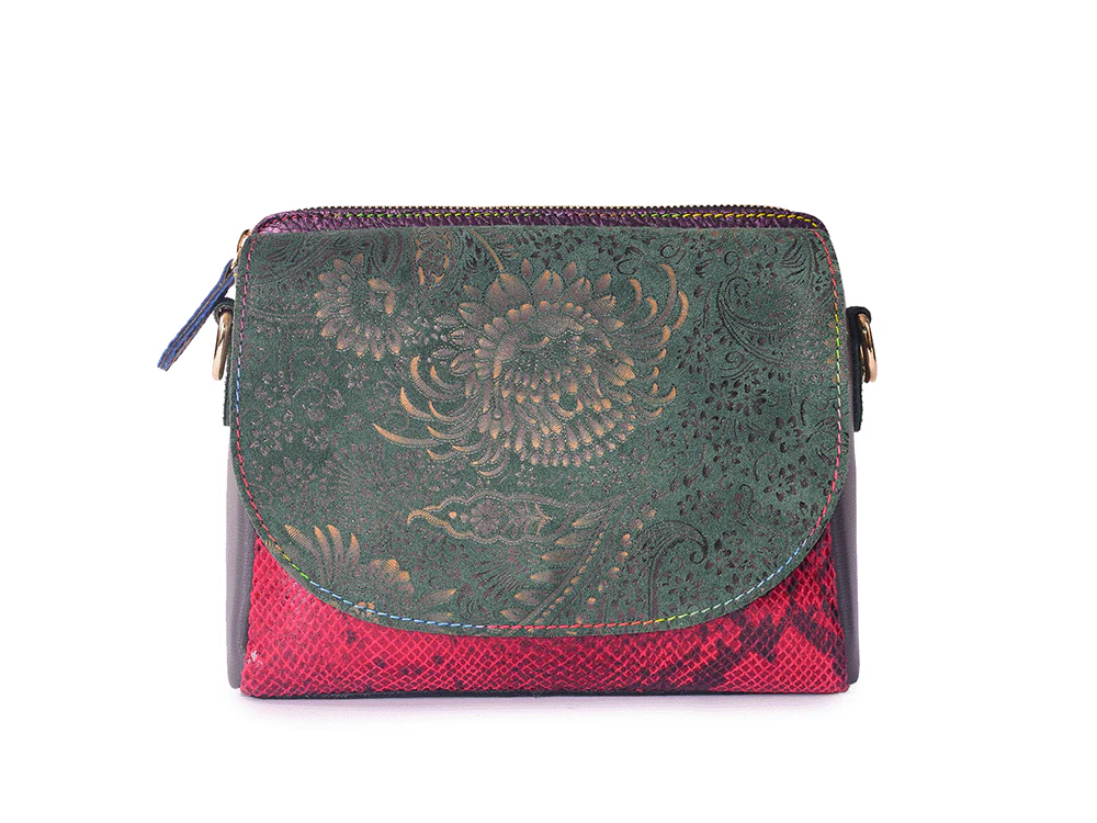 77 Bag - Borsa a mano in pelle patchwork - immagine 6