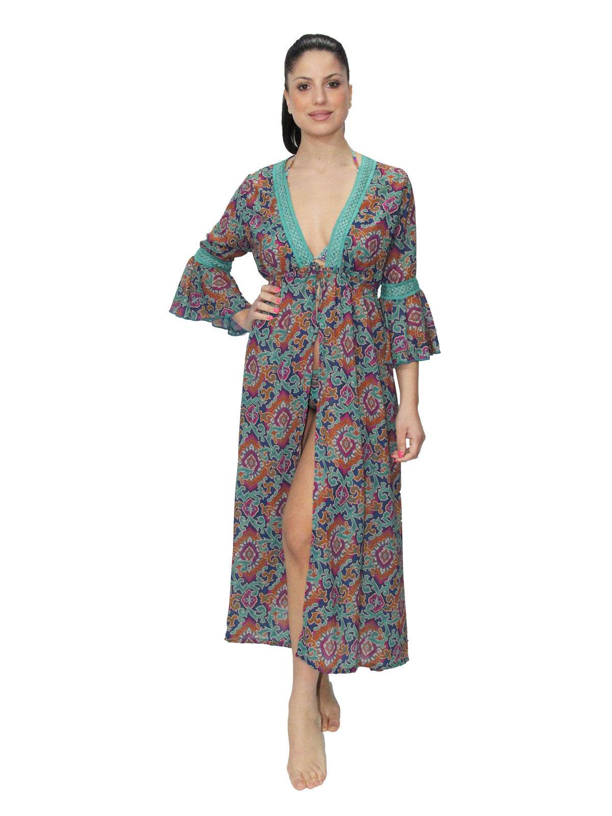 Abito Lungo Donna H125 Huitre - immagine 3